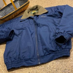 Vintage Cabela’s Blue Zip Jacket Fleece Lined Body Medium